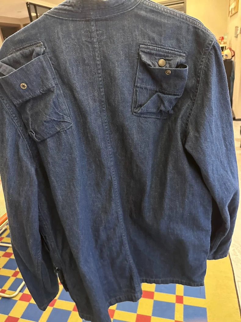 Kapital kapital denim cardigan with pockets Size US L / EU 52-54 / 3 - 3 Thumbnail