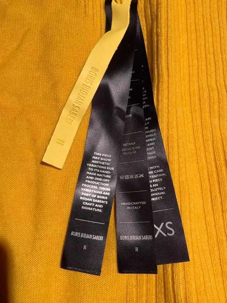 Boris Bidjan Saberi yellow turtleneck sweater by Boris Bidjan Saberi Size US XS / EU 42 / 0 - 2 Thumbnail
