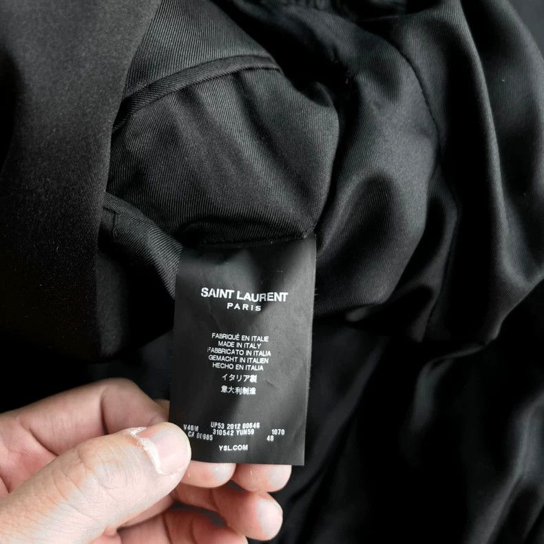 Saint Laurent Paris saint laurent black and white striped blazer Size US L / EU 52-54 / 3 - 9 Thumbnail