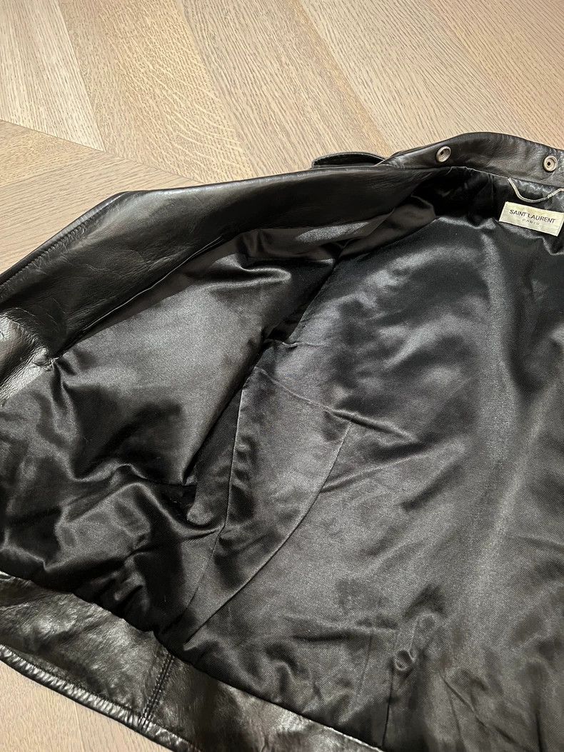 Saint Laurent Paris classic saint laurent men's leather jacket Size US L / EU 52-54 / 3 - 6 Thumbnail