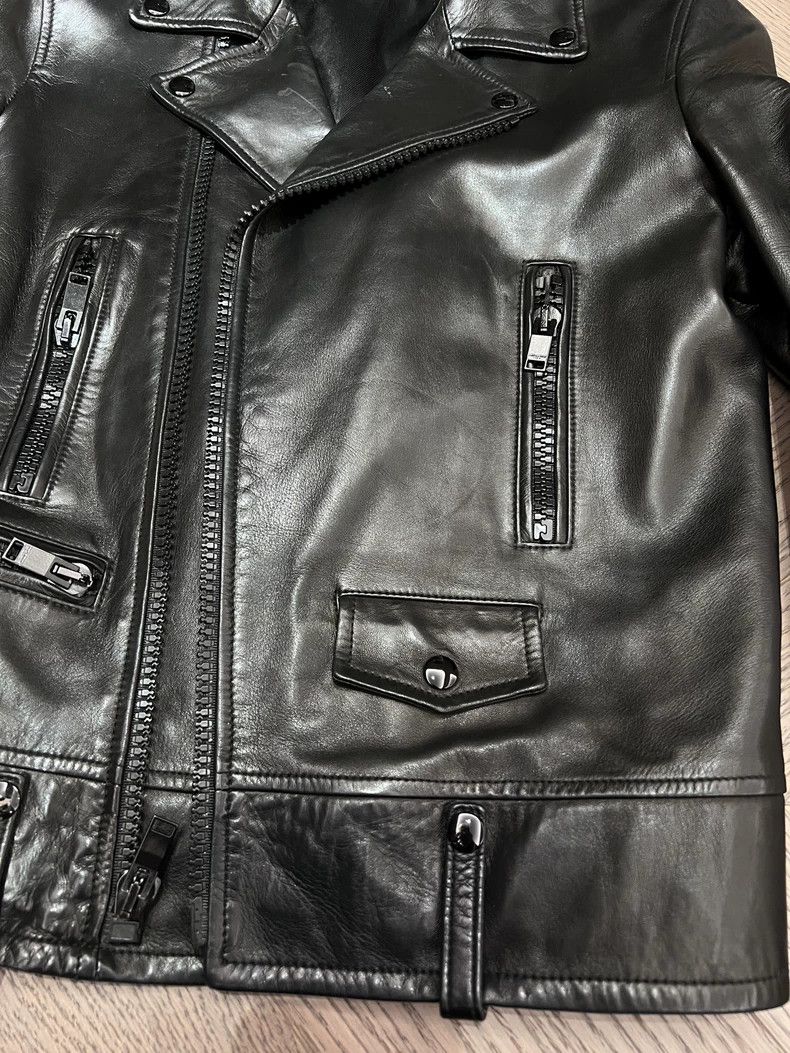 Saint Laurent Paris classic saint laurent men's leather jacket Size US L / EU 52-54 / 3 - 2 Thumbnail