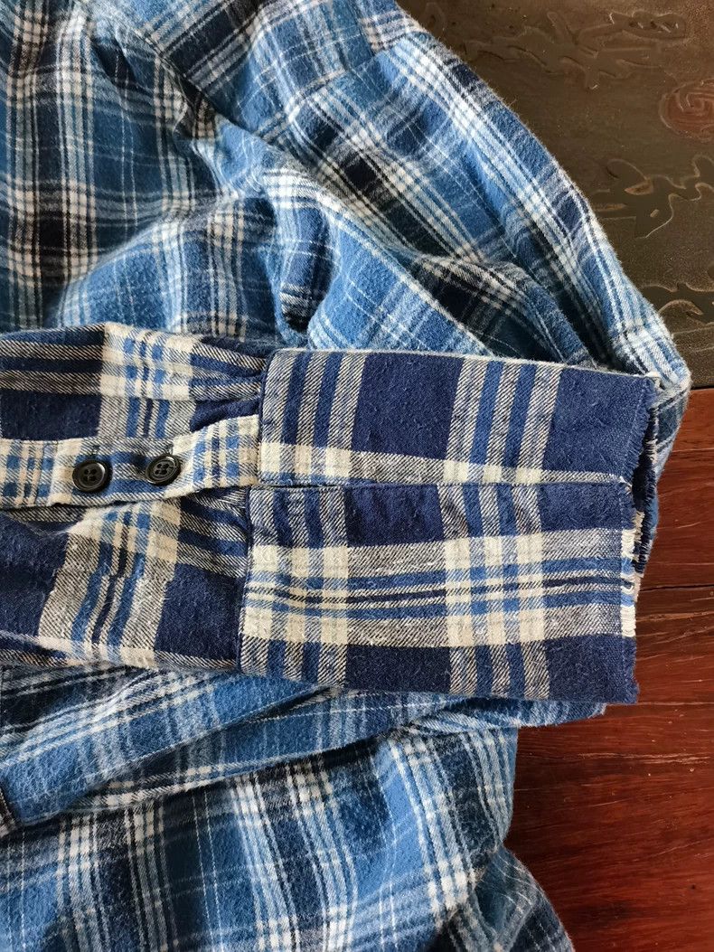 Greg Lauren greg lauren plaid shirt with unique design Size US M / EU 48-50 / 2 - 4 Thumbnail