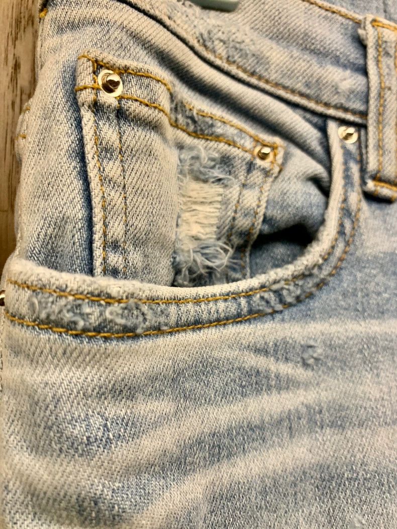 Amiri amiri mx1 ripped stretch denim jeans Size US 28 / EU 44 - 6 Thumbnail