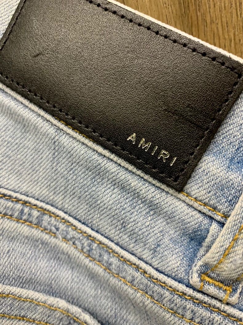 Amiri amiri mx1 ripped stretch denim jeans Size US 28 / EU 44 - 8 Thumbnail