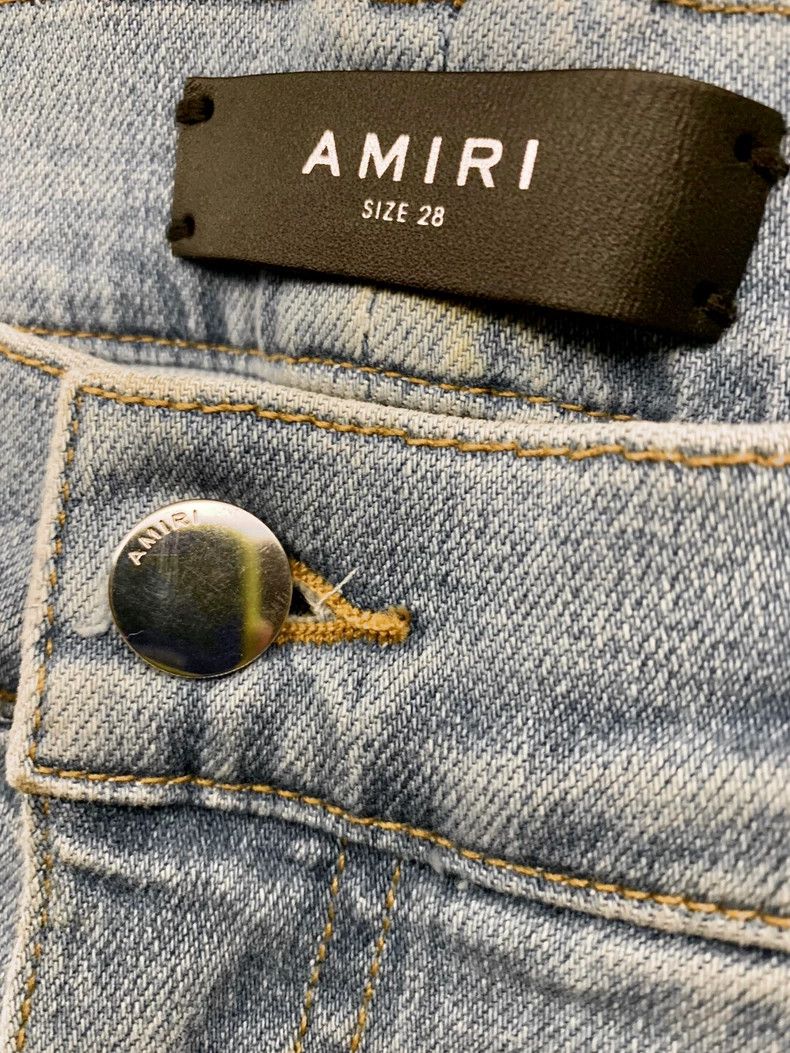 Amiri amiri mx1 ripped stretch denim jeans Size US 28 / EU 44 - 5 Thumbnail