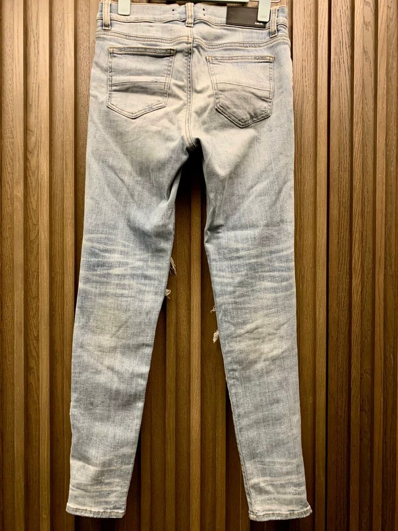 Amiri amiri mx1 ripped stretch denim jeans Size US 28 / EU 44 - 2 Thumbnail