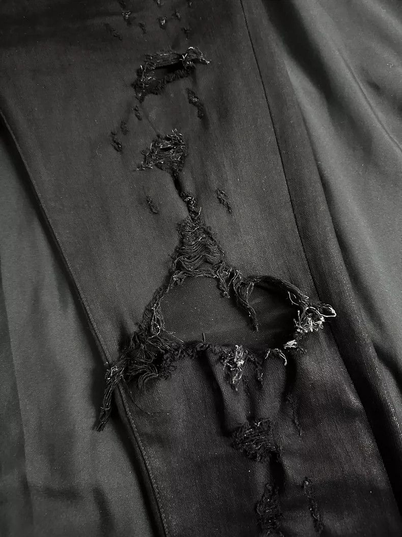 Amiri amiri destroy coated jeans with holes Size US 30 / EU 46 - 2 Thumbnail