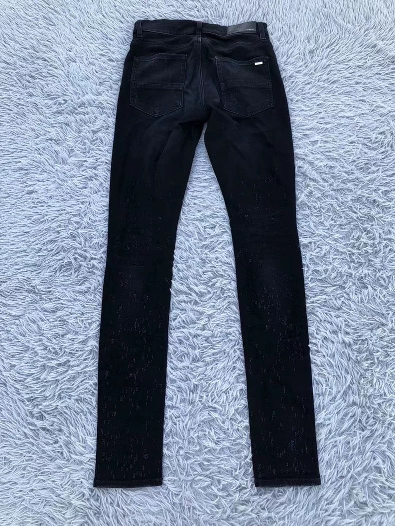Amiri amiri distressed black denim pants Size US 30 / EU 46 - 5 Thumbnail