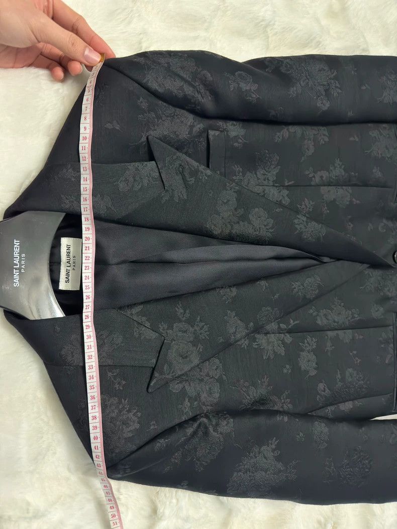 Yves Saint Laurent saint laurent floral embroidered men's blazer Size US M / EU 48-50 / 2 - 6 Thumbnail