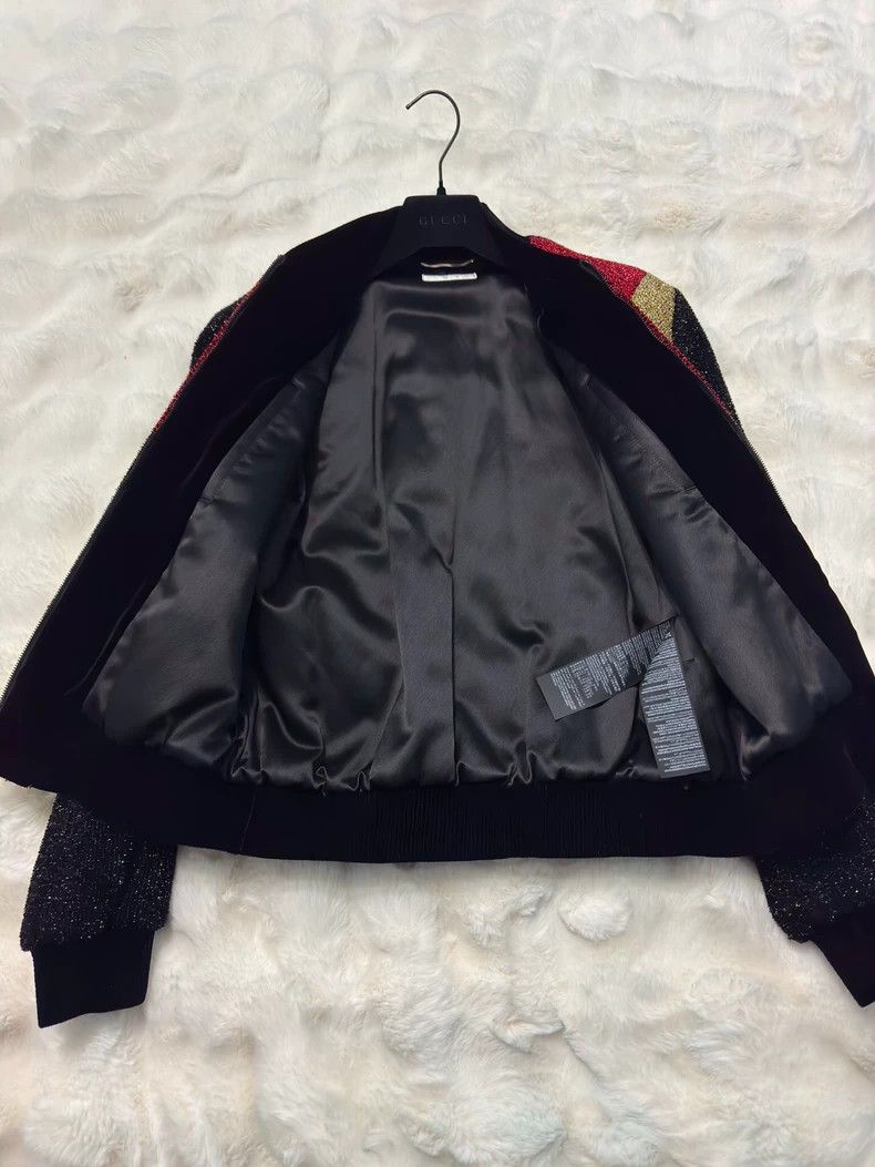 Saint Laurent Paris gucci metallic color block bomber jacket Size US M / EU 48-50 / 2 - 6 Thumbnail