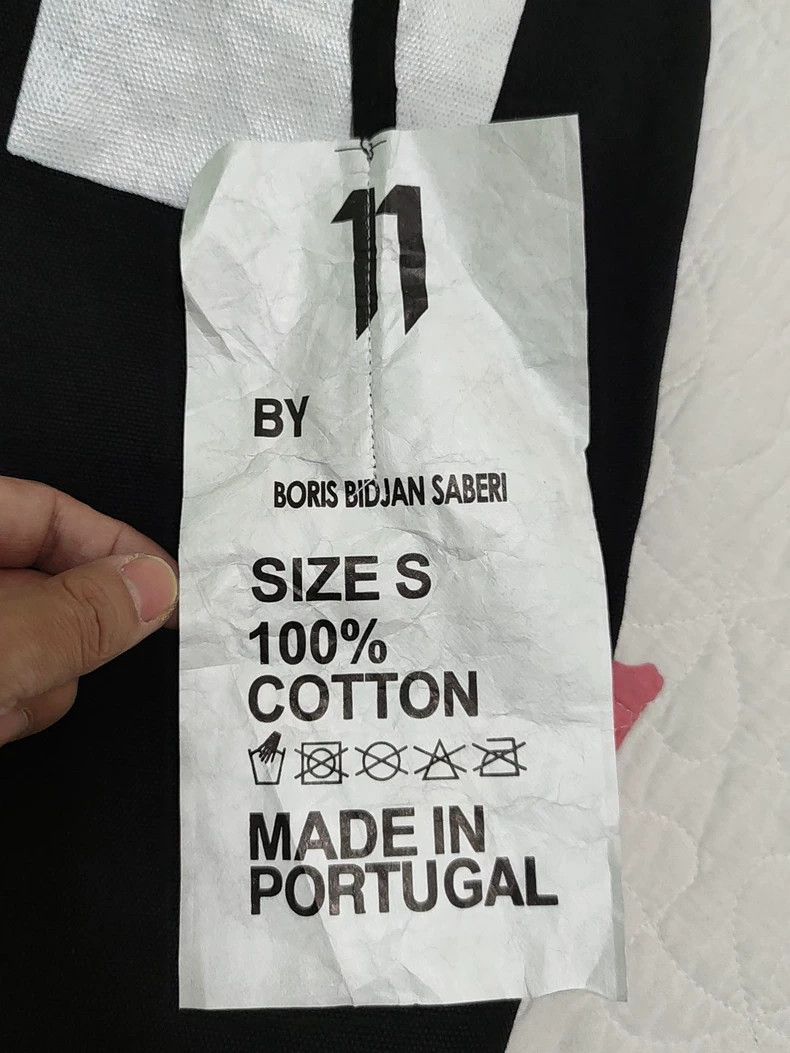 Boris Bidjan Saberi black denim layer pants by 11bybbs Size US 26 / EU 42 - 3 Thumbnail