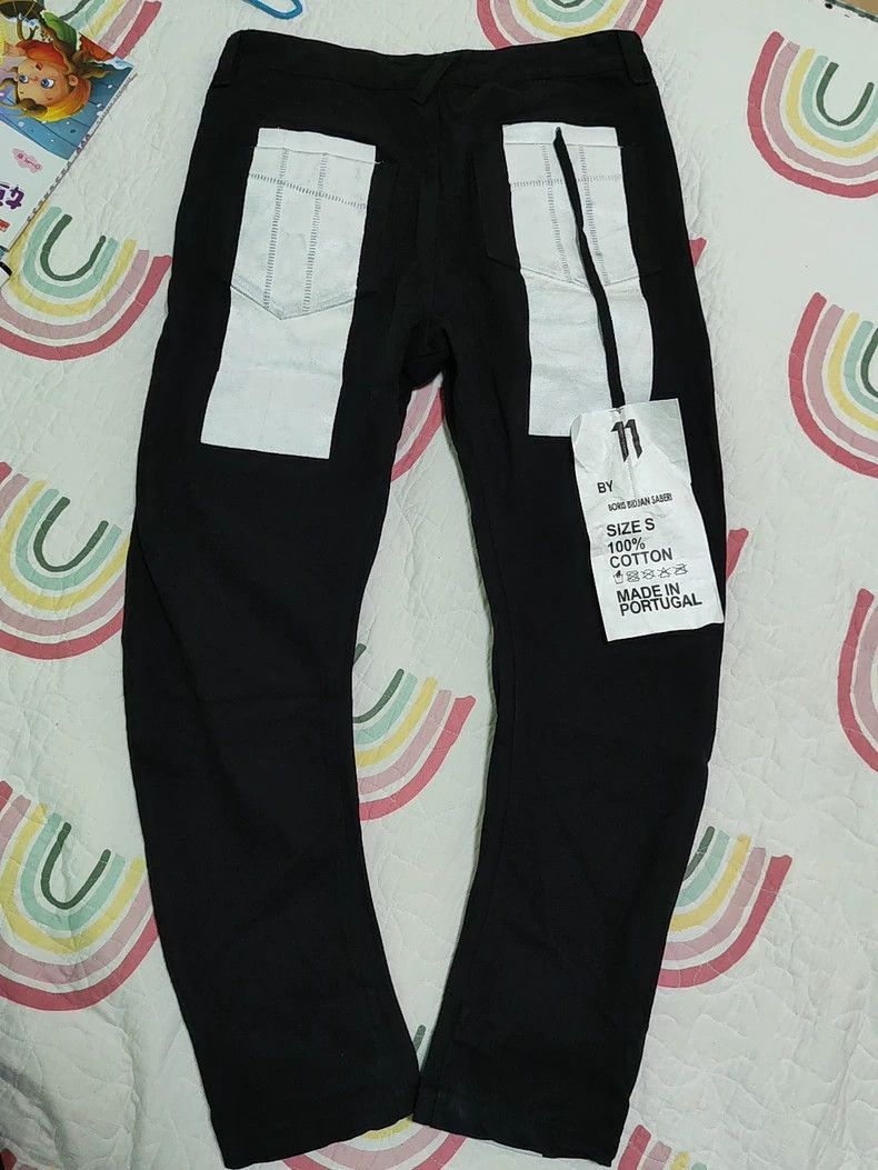 Boris Bidjan Saberi black denim layer pants by 11bybbs Size US 26 / EU 42 - 2 Thumbnail