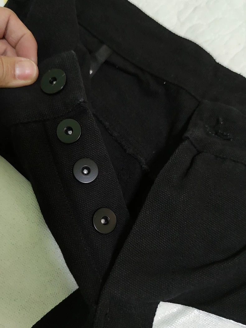 Boris Bidjan Saberi black denim layer pants by 11bybbs Size US 26 / EU 42 - 4 Thumbnail