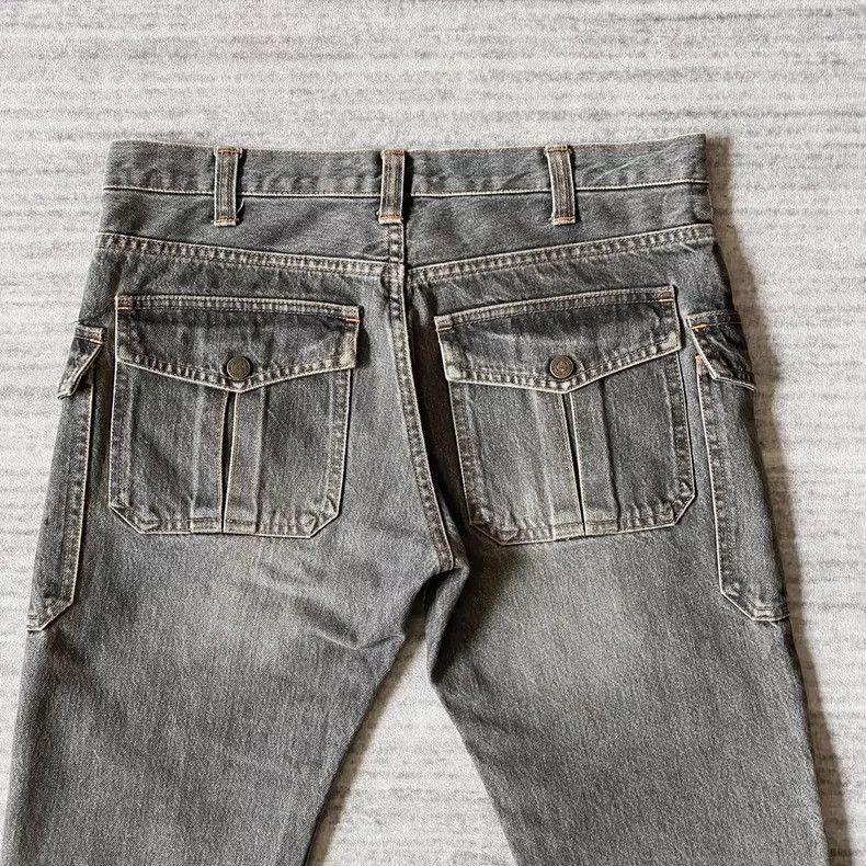 Undercover distressed zip denim pants in gray Size US 32 / EU 48 - 4 Thumbnail