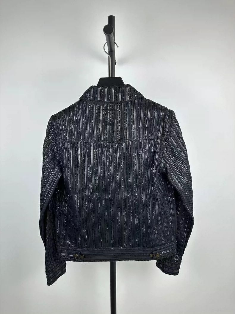 Saint Laurent Paris saint laurent denim jacket with beads Size US M / EU 48-50 / 2 - 2 Thumbnail