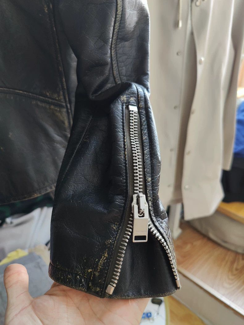 Saint Laurent Paris saint laurent men's black leather motorcycle jacket Size US M / EU 48-50 / 2 - 3 Thumbnail