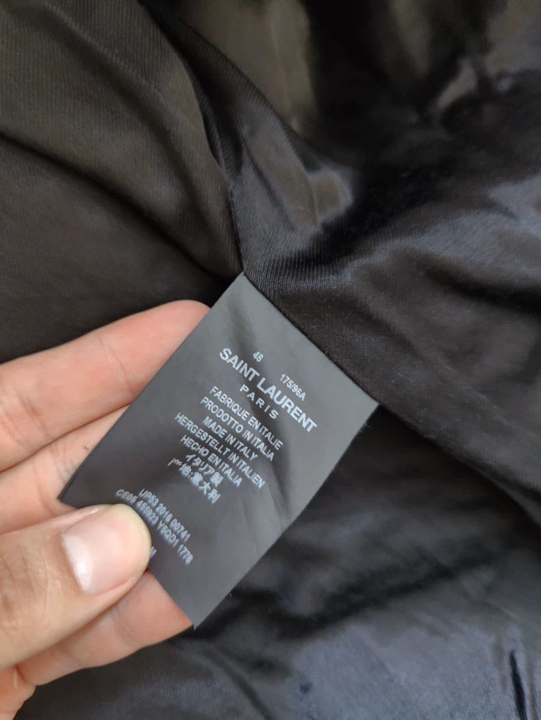 Saint Laurent Paris saint laurent men's black leather motorcycle jacket Size US M / EU 48-50 / 2 - 4 Thumbnail