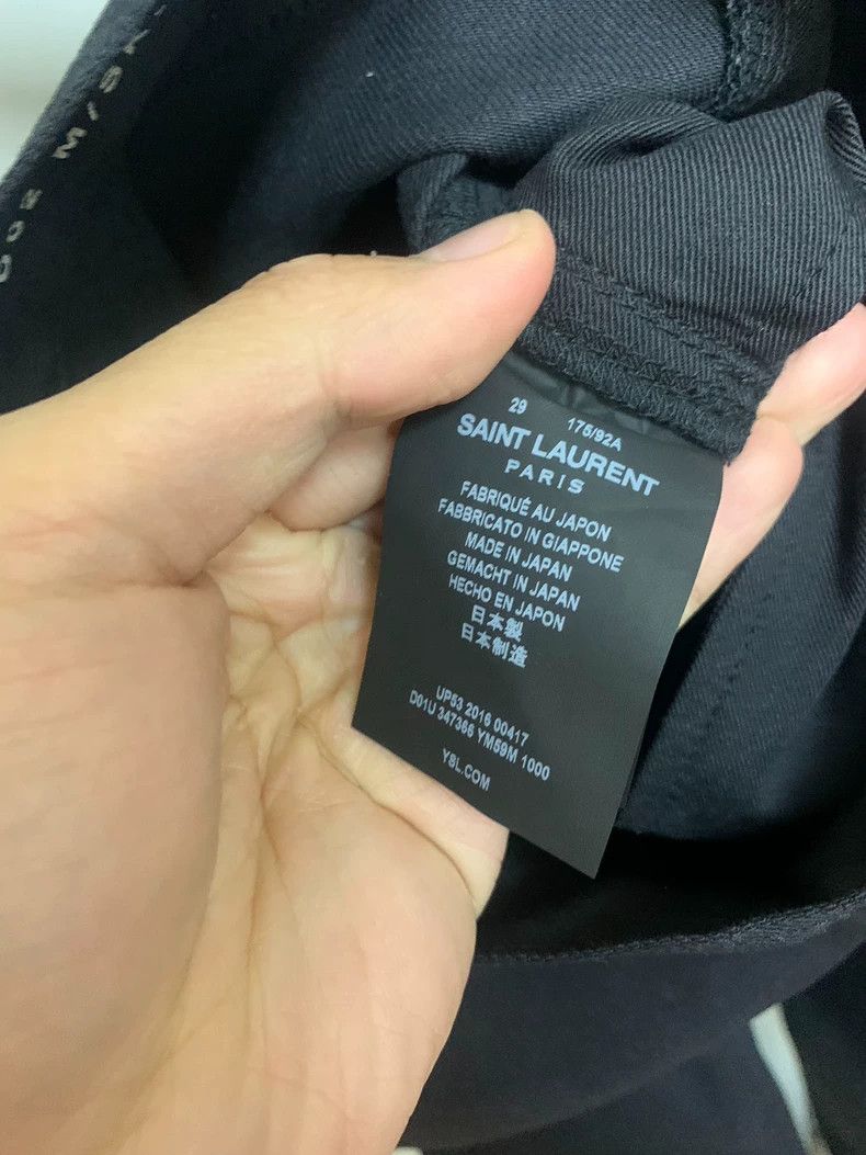Saint Laurent Paris saint laurent slp black denim pants Size US 29 - 3 Thumbnail