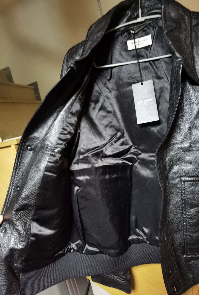 Saint Laurent Paris black saint laurent leather jacket size 52 Size US L / EU 52-54 / 3 - 3 Thumbnail