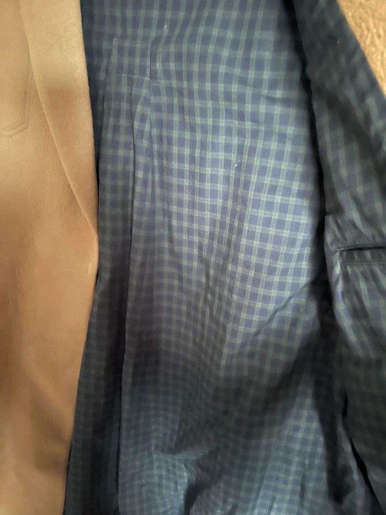 Undercover brown wool coat with checkered lining Size US L / EU 52-54 / 3 - 5 Thumbnail