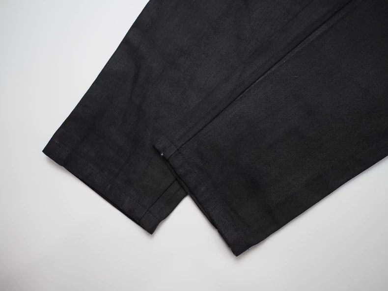 Balmain balmain black leather biker jeans Size US 32 / EU 48 - 6 Thumbnail