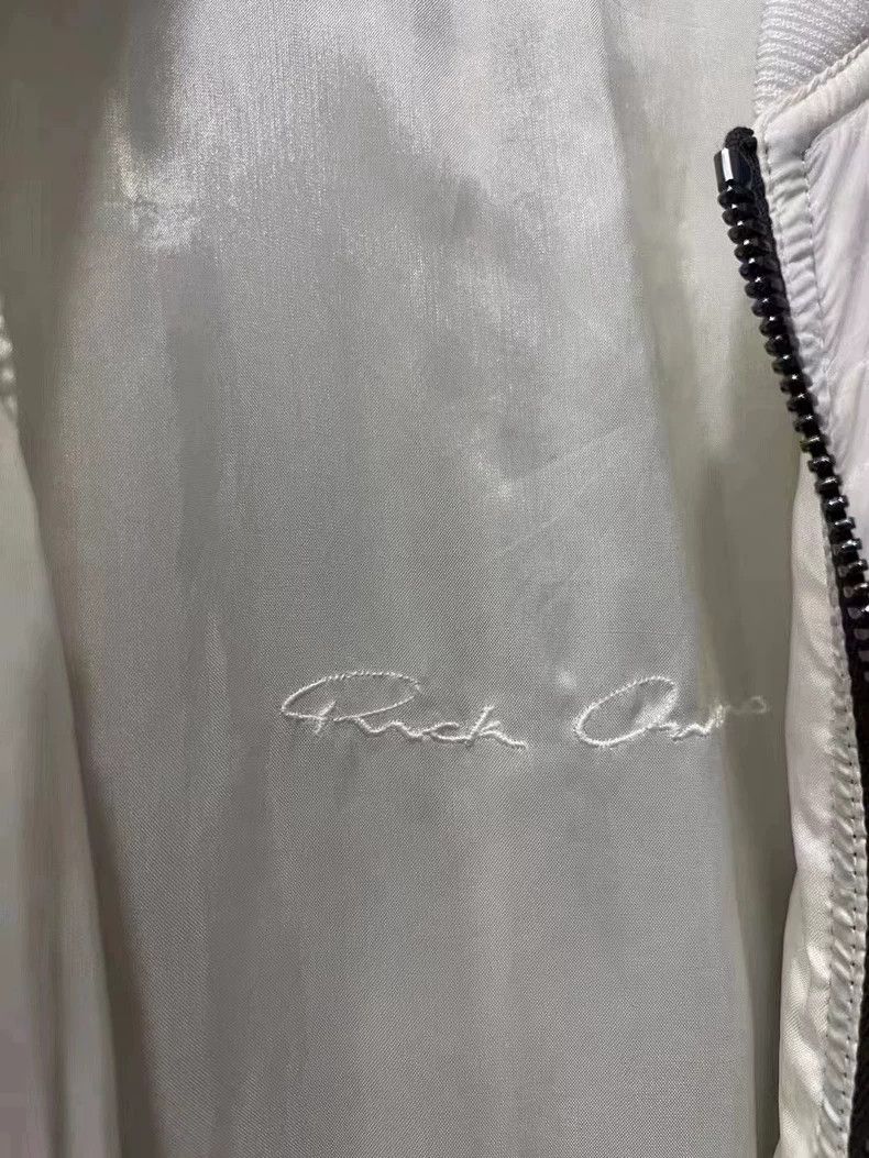 Rick Owens ro rick owens sheer baseball bomber jacket Size US L / EU 52-54 / 3 - 2 Thumbnail