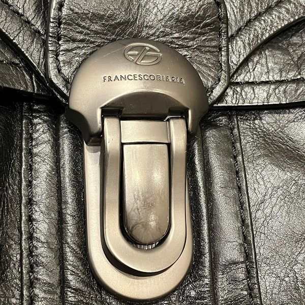 Other Other Francesco Biasia Leather Handbag Leather Tote Bag Size ONE SIZE - 5 Thumbnail