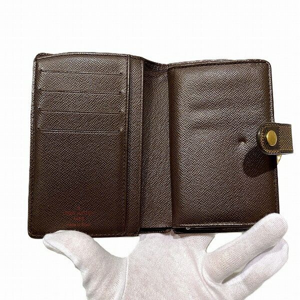 Louis Vuitton Louis Vuitton Louis Vuitton Portefeuille Viennois Damier Wallet Canvas Short Wallet N61674 Size ONE SIZE - 3 Thumbnail