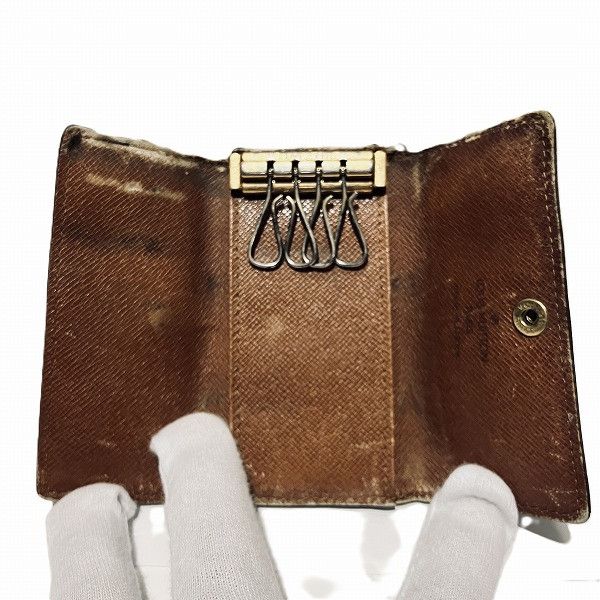 Louis Vuitton Louis Vuitton Louis Vuitton Multicles 4 Monogram Key Case Canvas Key case M62631 Size ONE SIZE - 3 Thumbnail
