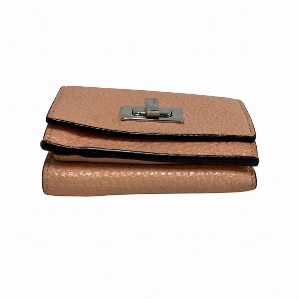Fendi Fendi Fendi Peekaboo Selleria Calf Leather Wallet Leather Short Wallet 8M0426 Size ONE SIZE - 9 Thumbnail
