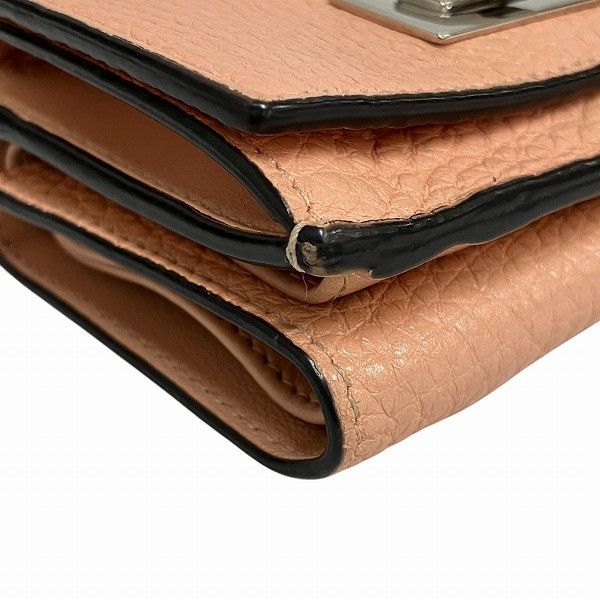 Fendi Fendi Fendi Peekaboo Selleria Calf Leather Wallet Leather Short Wallet 8M0426 Size ONE SIZE - 6 Thumbnail