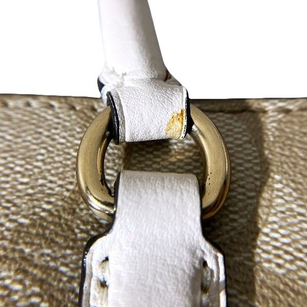 Coach Coach Coach Signature PVC 2way Bag Leather Shoulder Bag F67027 Size ONE SIZE - 9 Thumbnail