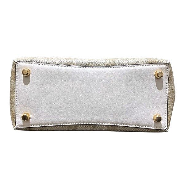 Coach Coach Coach Signature PVC 2way Bag Leather Shoulder Bag F67027 Size ONE SIZE - 3 Thumbnail