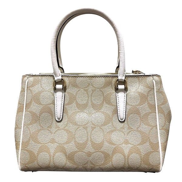 Coach Coach Coach Signature PVC 2way Bag Leather Shoulder Bag F67027 Size ONE SIZE - 2 Thumbnail