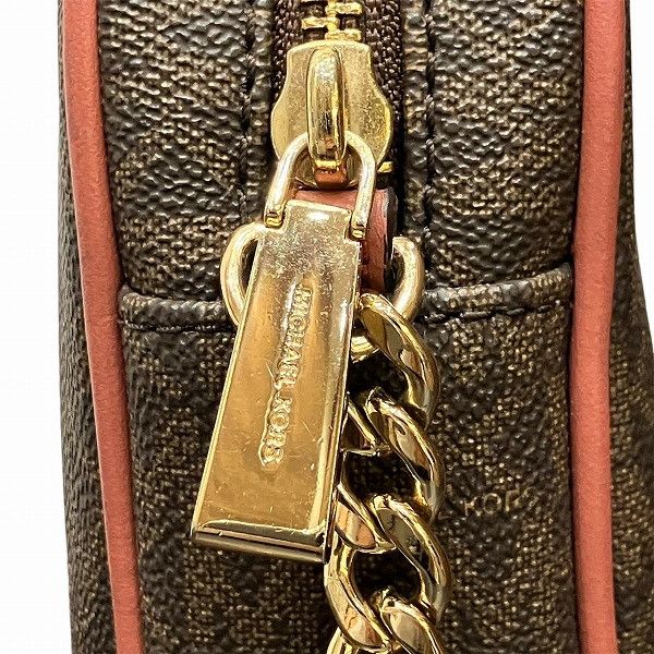 Michael Kors Michael Kors Michael Kors Jet Set Travel Coated Canvas Shoulder Bag Canvas Shoulder Bag 32S7GJSC7B821 Size ONE SIZE - 8 Thumbnail