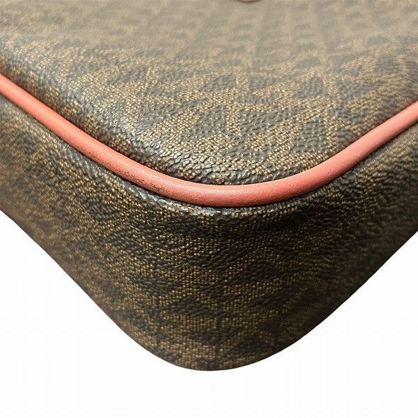 Michael Kors Michael Kors Michael Kors Jet Set Travel Coated Canvas Shoulder Bag Canvas Shoulder Bag 32S7GJSC7B821 Size ONE SIZE - 4 Thumbnail