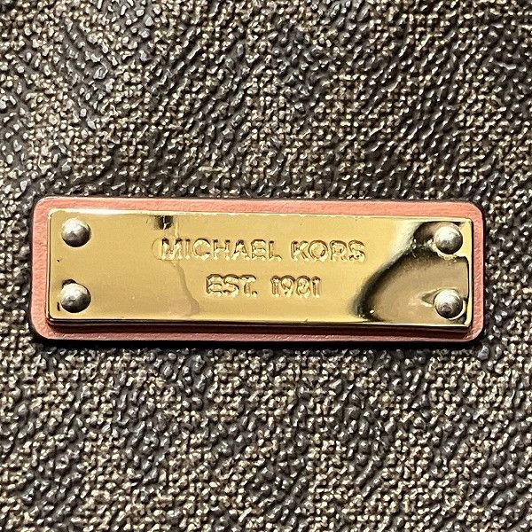 Michael Kors Michael Kors Michael Kors Jet Set Travel Coated Canvas Shoulder Bag Canvas Shoulder Bag 32S7GJSC7B821 Size ONE SIZE - 9 Thumbnail