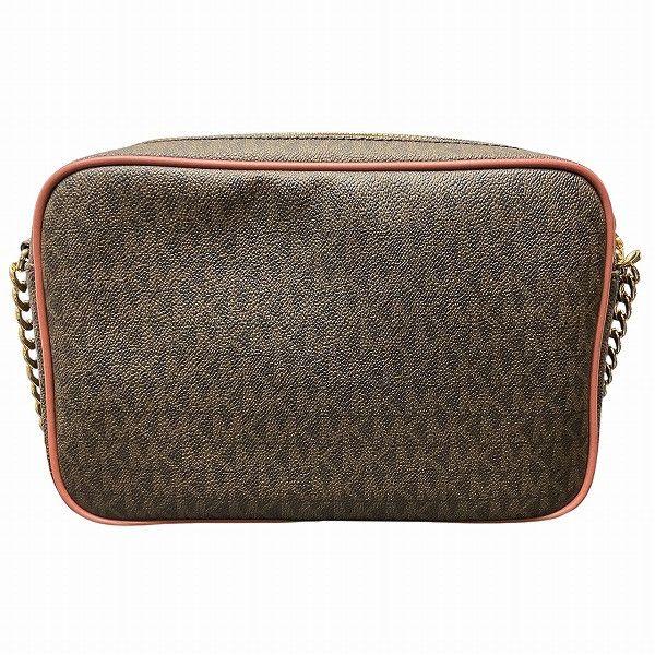 Michael Kors Michael Kors Michael Kors Jet Set Travel Coated Canvas Shoulder Bag Canvas Shoulder Bag 32S7GJSC7B821 Size ONE SIZE - 2 Thumbnail