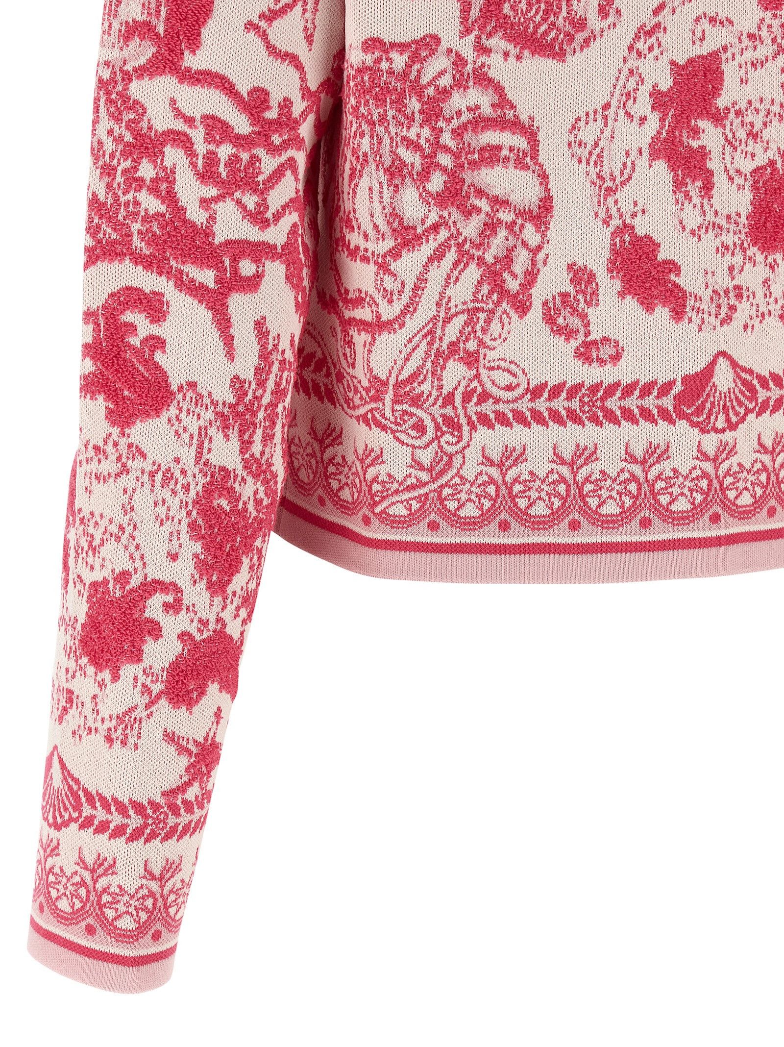 Versace 'Underwater Barocco' Cardigan Size M / US 6-8 / IT 42-44 - 4 Thumbnail