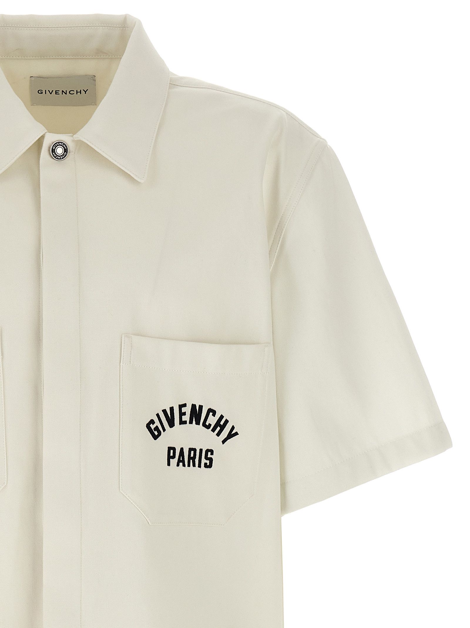 Givenchy Logo Embroidery Shirt Size US M / EU 48-50 / 2 - 3 Thumbnail