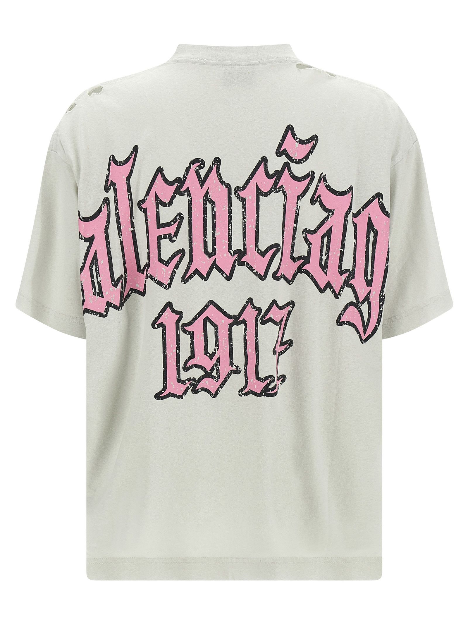 Balenciaga 'Blackletter Script' T-Shirt Size M / US 6-8 / IT 42-44 - 2 Thumbnail