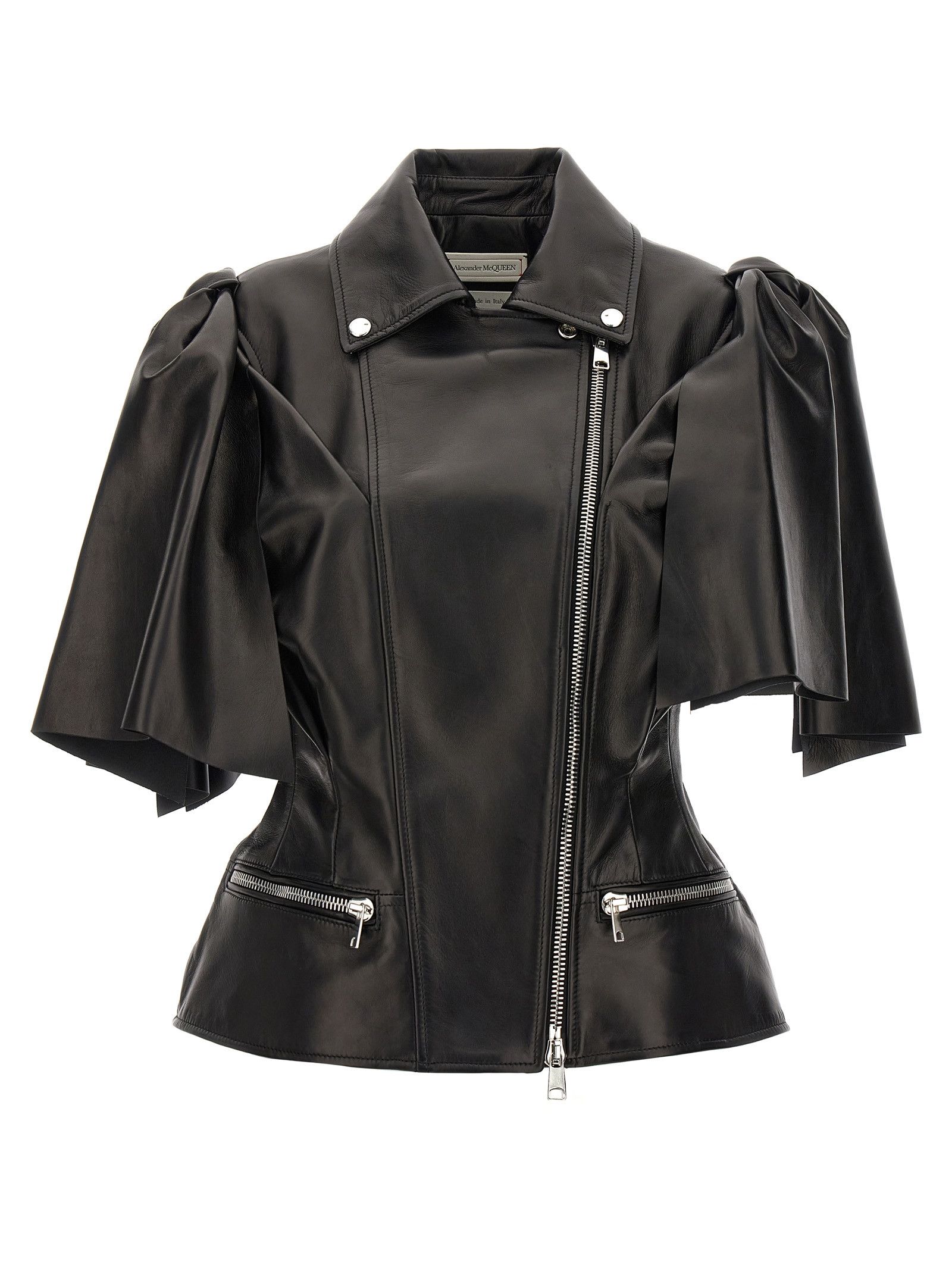 Alexander McQueen 'Bow Knot' Biker Vest Size M / US 6-8 / IT 42-44 - 2 Thumbnail