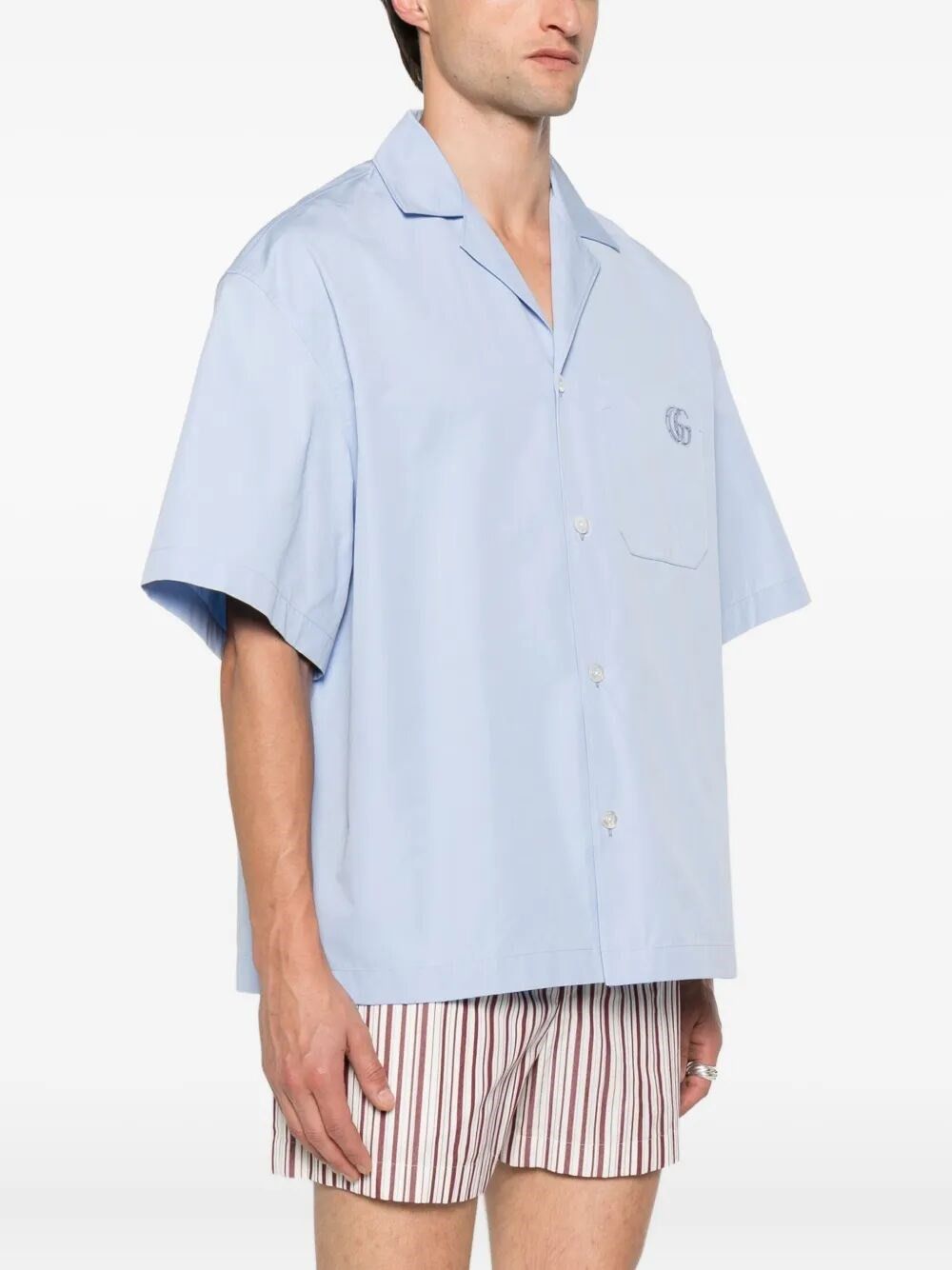 Gucci Heavy Cotton Popeline Shirt Size US L / EU 52-54 / 3 - 5 Thumbnail
