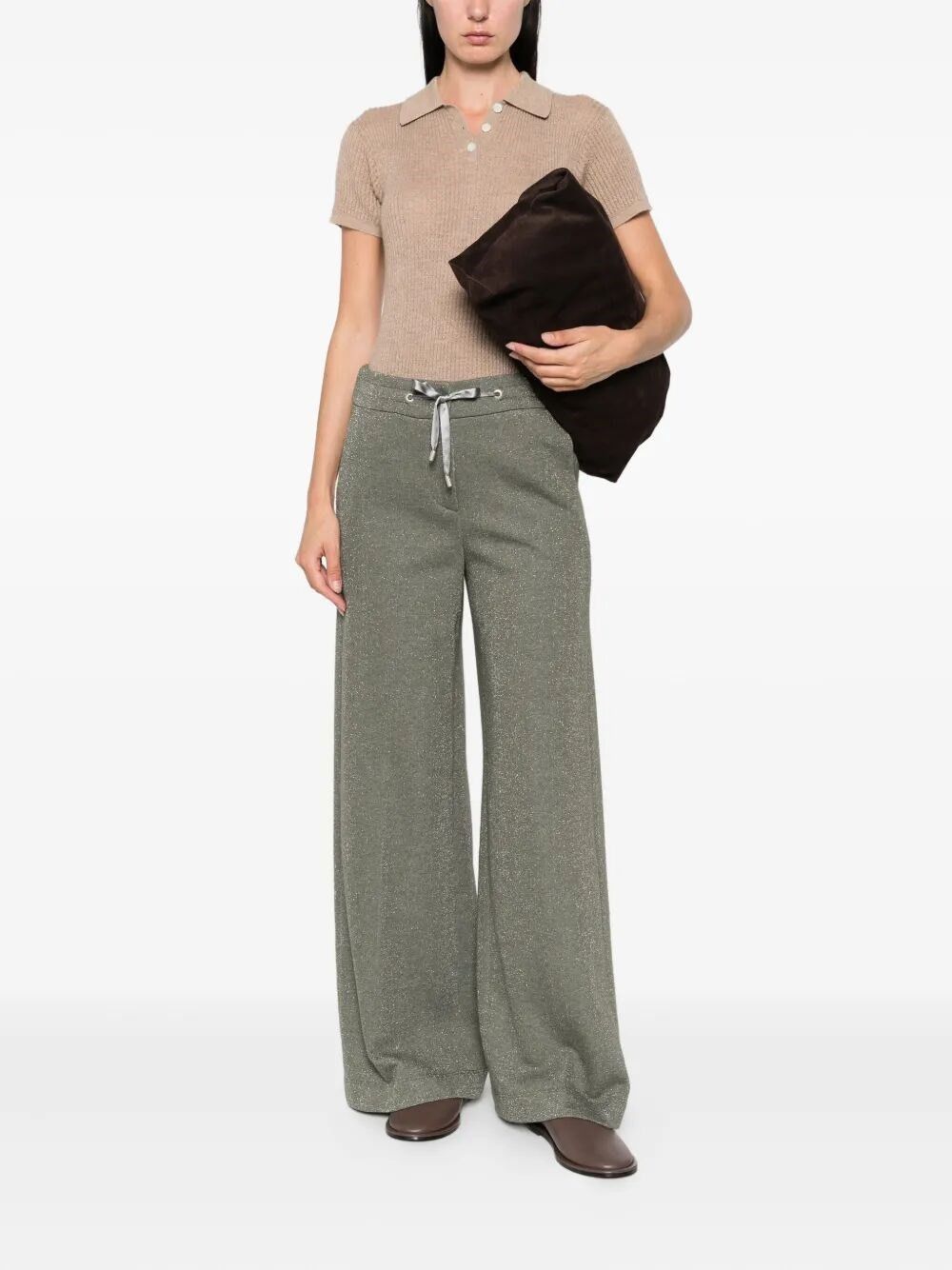 Peserico Pants Size 28" / US 6 / IT 42 - 2 Thumbnail