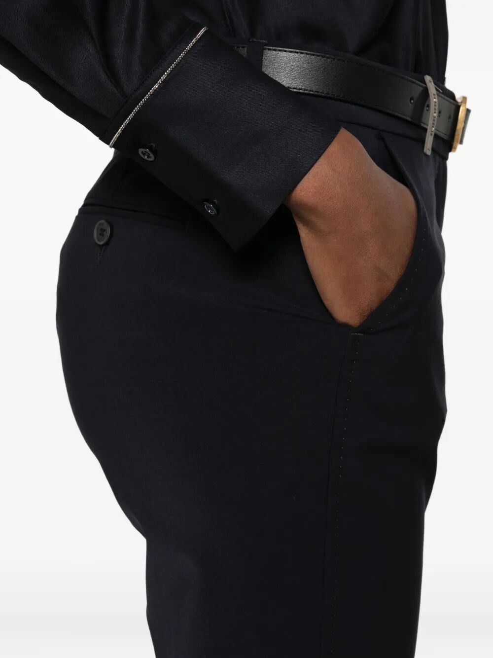 Peserico Cigarette Pants Size 28" / US 6 / IT 42 - 3 Thumbnail