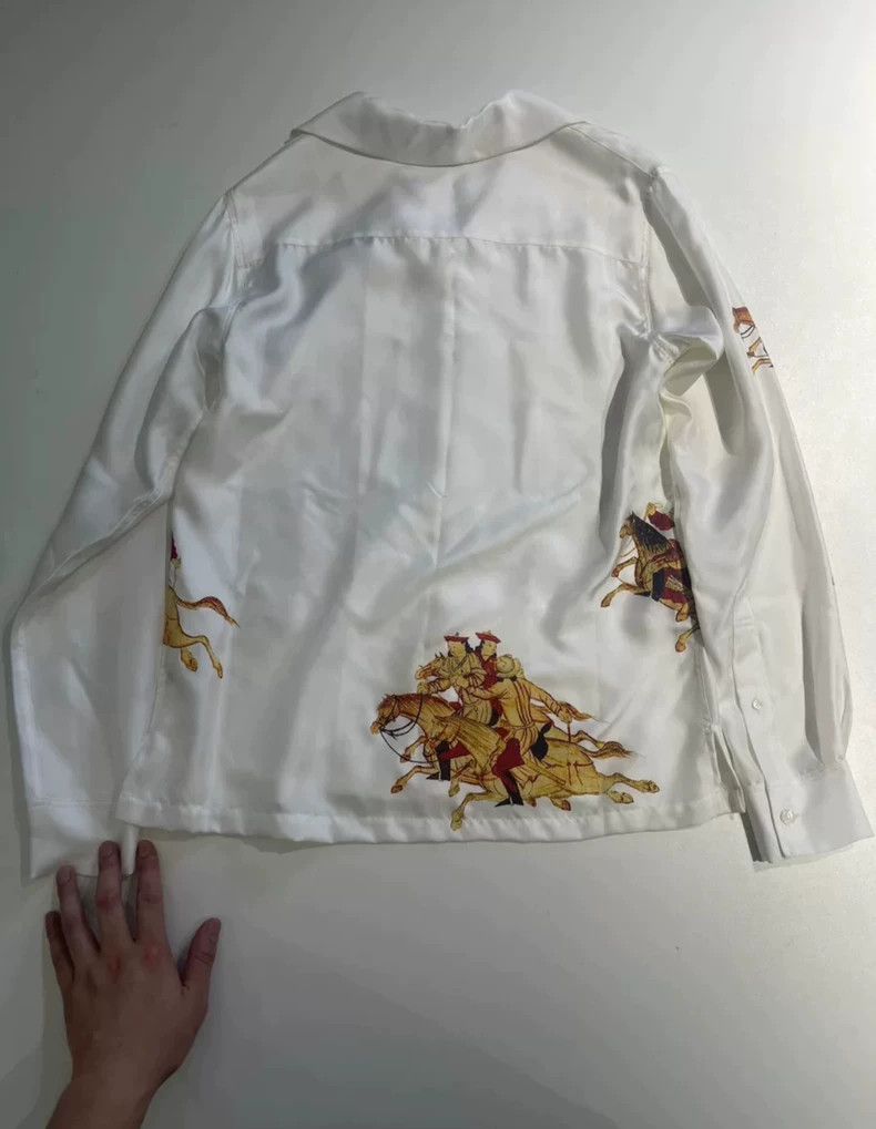 Enfants Riches Deprimes Enfants Riches Deprimes Silk Shirt with Artwork Size US M / EU 48-50 / 2 - 2 Thumbnail