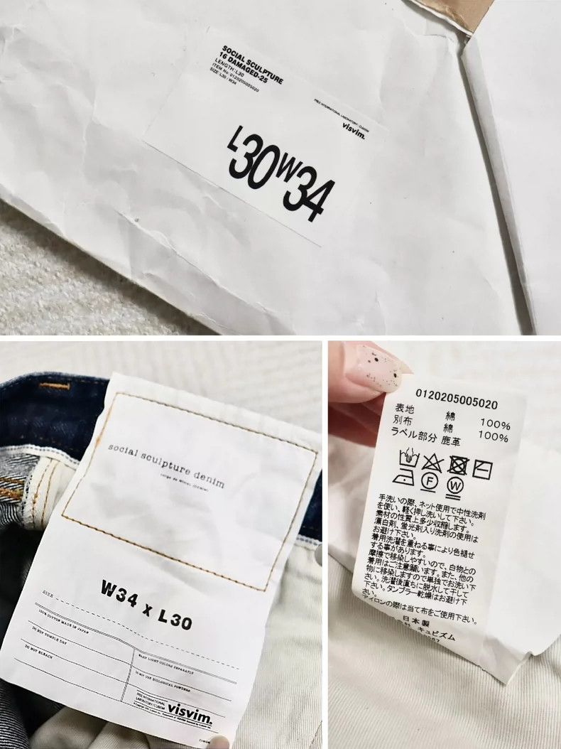 Visvim visvim social sculpture distressed denim pants Size US 34 / EU 50 - 7 Thumbnail