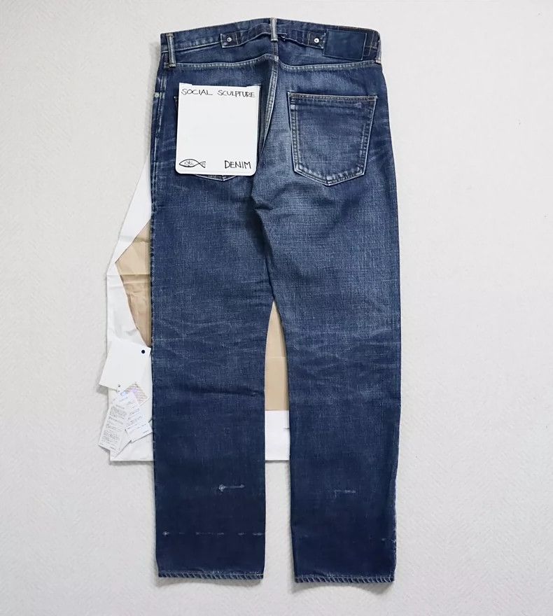 Visvim visvim social sculpture distressed denim pants Size US 34 / EU 50 - 2 Thumbnail