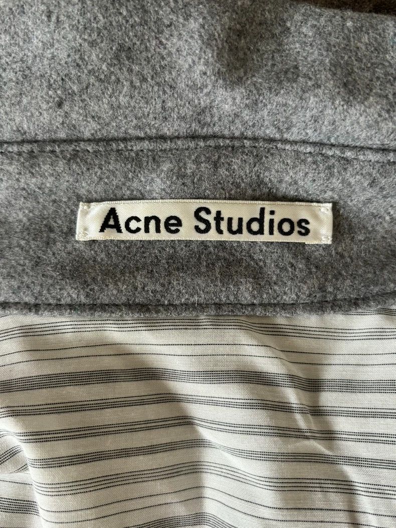 Acne Studios new gray wool Acne Studios shirt Size US M / EU 48-50 / 2 - 4 Thumbnail