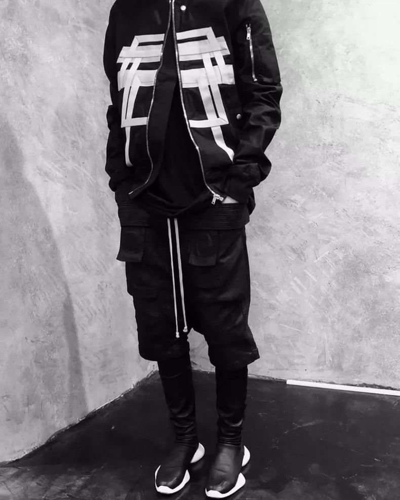 Rick Owens Drkshdw rick owens ro drkshdw flight jacket Size US L / EU 52-54 / 3 - 8 Thumbnail